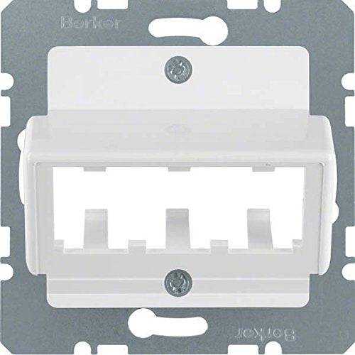 Berker 142709 Zentralplatte für 3 MINI-COM Module Zentralplattensystem polarweiß, glänzend Mesch Shop Berker 142709 Zentralplatte für 3 MINI-COM Module Zentralplattensystem polarweiß, glänzend Mesch Shop